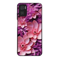 Θήκη Sonique 3D Flower Series για Motorola Moto E22 4G Ροζ