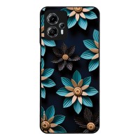 Θήκη Sonique 3D Flower Series για Motorola Moto G13 4G / Moto G23 4G Γαλάζιο