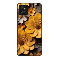 Θήκη Sonique 3D Flower Series για Motorola Moto G32 Κίτρινο