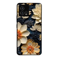 Θήκη Sonique 3D Flower Series για Motorola Moto G72 Εκρού