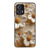 Θήκη Sonique 3D Flower Series για Motorola Moto G73 5G Λευκό