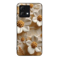Θήκη Sonique 3D Flower Series για Motorola Moto G84 5G Λευκό