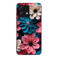 Θήκη Sonique 3D Flower Series για Motorola Moto G84 5G Ροζ 01