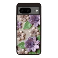 Θήκη Sonique 3D Flower Series για Google Pixel 8 5G Βιολετί