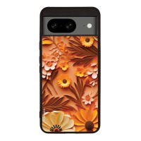 Θήκη Sonique 3D Flower Series για Google Pixel 8 5G Πορτοκαλί