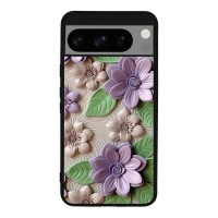 Θήκη Sonique 3D Flower Series για Google Pixel 8 Pro 5G Βιολετί
