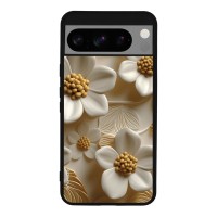 Θήκη Sonique 3D Flower Series για Google Pixel 8 Pro 5G Λευκό