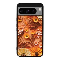Θήκη Sonique 3D Flower Series για Google Pixel 8 Pro 5G Πορτοκαλί