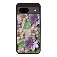 Θήκη Sonique 3D Flower Series για Google Pixel 8a 5G Βιολετί