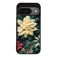 Θήκη Sonique 3D Flower Series για Google Pixel 9 5G Πράσινο