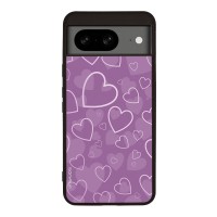 Θήκη Sonique Heart Series για Google Pixel 8 5G Βιολετί