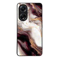Θήκη Sonique Marble Series για Oppo A98 5G Μπορντώ