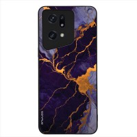 Θήκη Sonique Marble Series για Oppo Find X5 Pro 5G Μωβ