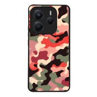 Θήκη Sonique Camouflage Army Series για Xiaomi Redmi Note 14 5G Κόκκινο