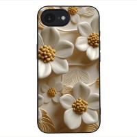 Θήκη Sonique 3D Flower Series για Apple iPhone 16e / iPhone 17e Λευκό