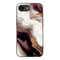 Θήκη Sonique Marble Series για Apple iPhone 16e / iPhone 17e Μπορντώ
