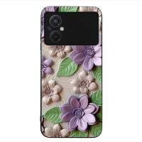 Θήκη Sonique 3D Flower Series για Xiaomi Poco M5 Βιολετί