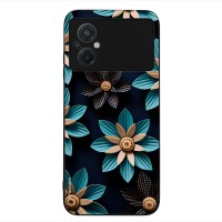 Θήκη Sonique 3D Flower Series για Xiaomi Poco M5 Γαλάζιο