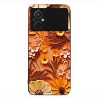Θήκη Sonique 3D Flower Series για Xiaomi Poco M5 Πορτοκαλί