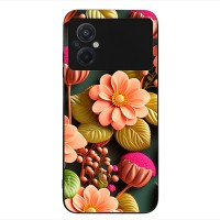 Θήκη Sonique 3D Flower Series για Xiaomi Poco M5 Σομόν
