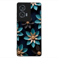 Θήκη Sonique 3D Flower Series για Motorola Edge 50 Fusion 5G Γαλάζιο
