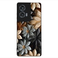 Θήκη Sonique 3D Flower Series για Motorola Edge 50 Fusion 5G Γκρι