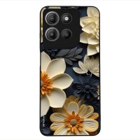 Θήκη Sonique 3D Flower Series για Motorola Moto G15 4G / Moto G15 Power / Moto G17 5G / Moto G17 Power 5G Εκρού