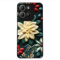 Θήκη Sonique 3D Flower Series για Motorola Moto G15 4G / Moto G15 Power / Moto G17 5G / Moto G17 Power 5G Πράσινο