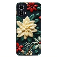 Θήκη Sonique 3D Flower Series για Motorola Moto G34 5G Πράσινο