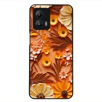 Θήκη Sonique 3D Flower Series για Motorola Moto G53 5G Πορτοκαλί