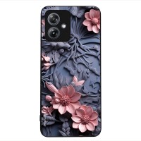 Θήκη Sonique 3D Flower Series για Motorola Moto G54 5G / Moto G54 5G Power Ροζ 02
