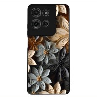 Θήκη Sonique 3D Flower Series για Motorola Moto G75 5G Γκρι