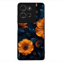 Θήκη Sonique 3D Flower Series για Motorola Moto G75 5G Πορτοκαλί 01