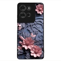 Θήκη Sonique 3D Flower Series για Motorola Moto G75 5G Ροζ 02