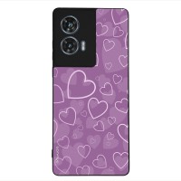 Θήκη Sonique Heart Series για Motorola Edge 50 Fusion 5G Βιολετί