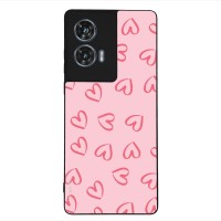 Θήκη Sonique Heart Series για Motorola Edge 50 Fusion 5G Ροζ