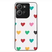 Θήκη Sonique Heart Series για Motorola Moto G15 4G / Moto G15 Power / Moto G17 5G / Moto G17 Power 5G Λευκό 02