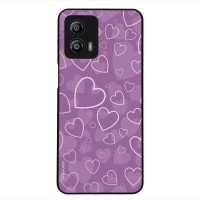 Θήκη Sonique Heart Series για Motorola Moto G53 5G Βιολετί