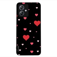 Θήκη Sonique Heart Series για Motorola Moto G54 5G / Moto G54 5G Power Μαύρο