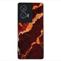 Θήκη Sonique Marble Series για Motorola Edge 50 Fusion 5G Κόκκινο