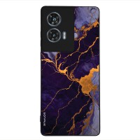 Θήκη Sonique Marble Series για Motorola Edge 50 Fusion 5G Μωβ