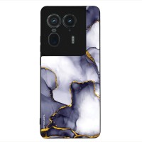 Θήκη Sonique Marble Series για Motorola Edge 50 Ultra Μωβ Γκρι