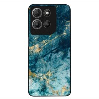 Θήκη Sonique Marble Series για Motorola Moto G15 4G / Moto G15 Power Μπλε
