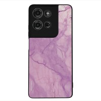 Θήκη Sonique Marble Series για Motorola Moto G75 5G Βιολετί