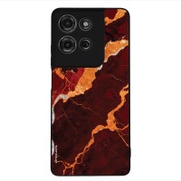 Θήκη Sonique Marble Series για Motorola Moto G75 5G Κόκκινο