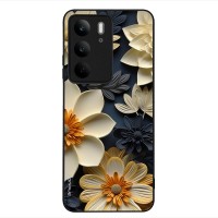 Θήκη Sonique 3D Flower Series για Realme C75 4G / Realme 14X 5G Εκρού