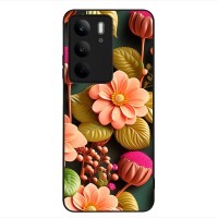 Θήκη Sonique 3D Flower Series για Realme C75 4G / Realme 14X 5G Σομόν