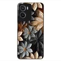 Θήκη Sonique 3D Flower Series για Motorola Moto G05 4G / Moto E15 4G Γκρι