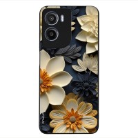 Θήκη Sonique 3D Flower Series για Motorola Moto G05 4G / Moto E15 4G Εκρού