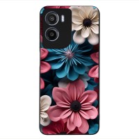Θήκη Sonique 3D Flower Series για Motorola Moto G05 4G / Moto E15 4G Ροζ 01